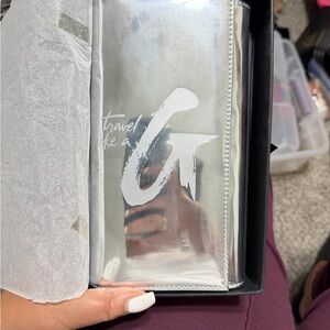 Silver Travel Wallet